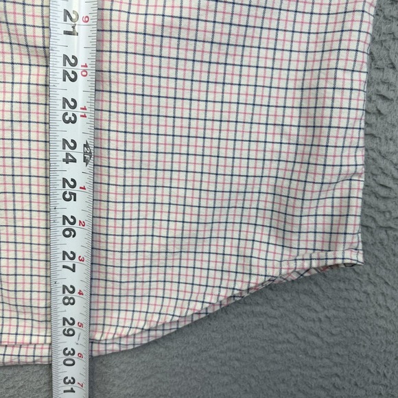 Ralph Lauren Shirt Mens Large Pink Blue Plaid Check Button Down Cotton Oxford - Picture 11 of 14
